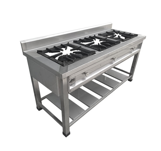 Cocina Industrial 3 Hornillas